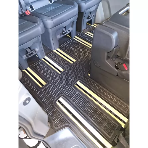 2-piece polyurethane interior floor mats (8-seater) MORRIS GARAGES S5 EV (electric) - 5