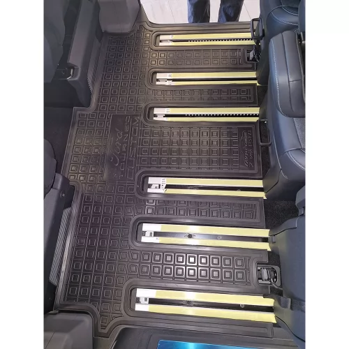 Custom (Tourneo) Passenger Polyurethane Floor Mats – 2-Piece Set (8-Seater) FORD Custom (Transit/Tourneo) (2024>) 1+1 - 5
