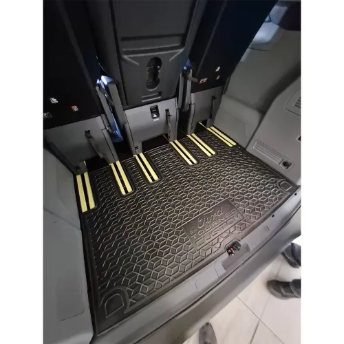 Custom Polyurethane Trunk Mats (Tourneo) – Passenger Version (8 Seats) FORD Custom (Transit/Tourneo) (2024>) 1+1 - 1