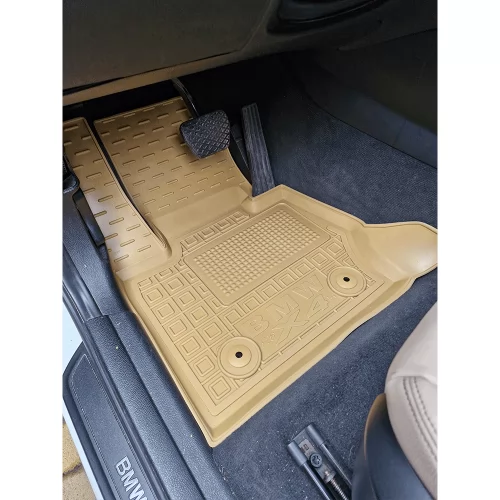 Polyurethane interior mats (Beige) BMW X-4 F26 (2014-2018) - 1