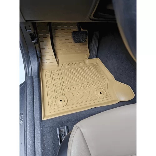 Polyurethane interior mats (Beige) BMW X-4 F26 (2014-2018) - 2