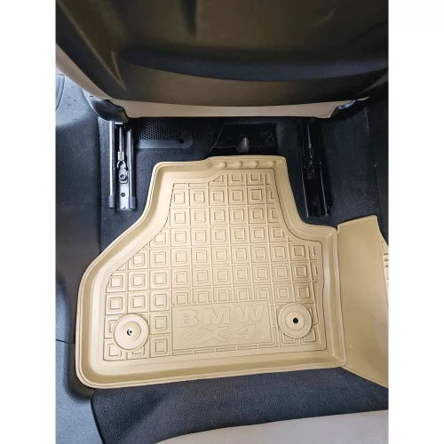 Polyurethane interior mats (Beige) BMW X-4 F26 (2014-2018) - 8