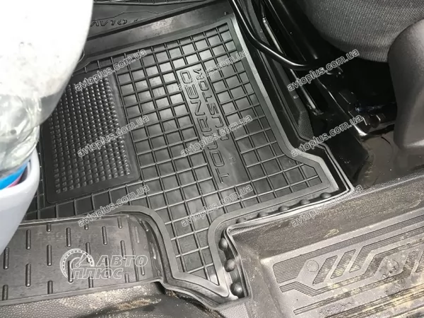 Килимки салону поліуретанові FORD (Форд) TOURNEO Custom (2013>) (1+2 перший ряд) - 3