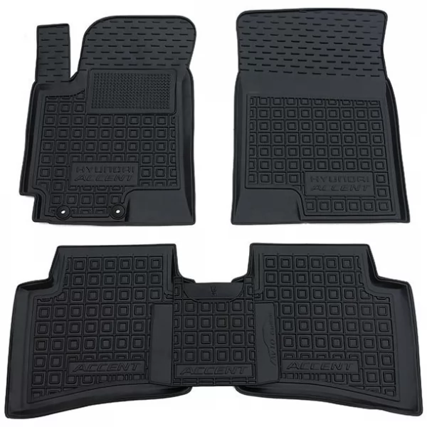 Килимки салону поліуретанові HYUNDAI (Хюндай) Accent (2017>)