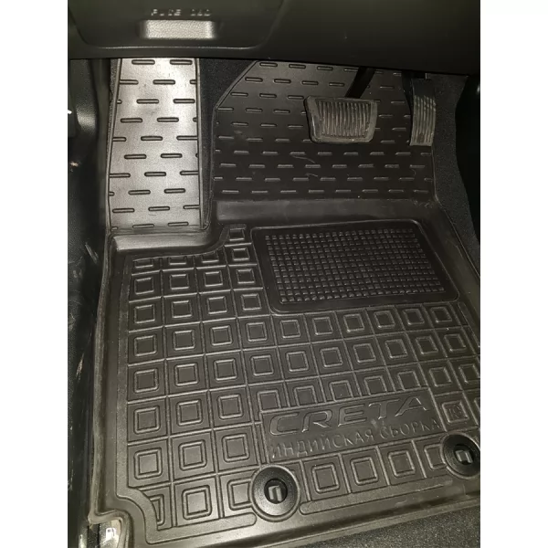 Килимки салону поліуретанові HYUNDAI (Хюндай) Creta (2019>) (Індійська збірка) - 2